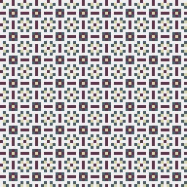 Soyut çapraz desenli üretken hesaplama sanatı çizimi