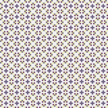 Soyut çapraz desenli üretken hesaplama sanatı çizimi