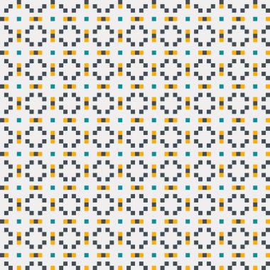 Soyut çapraz desenli üretken hesaplama sanatı çizimi