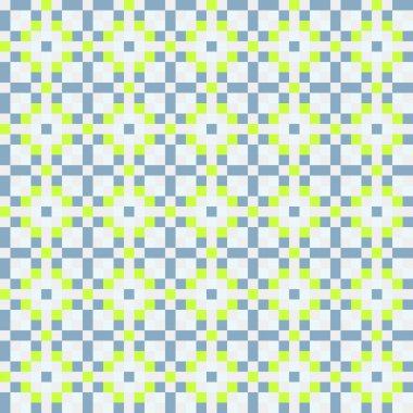 Soyut çapraz desenli üretken hesaplama sanatı çizimi