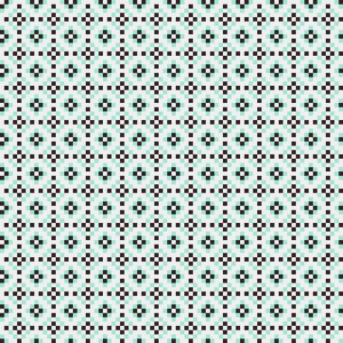 Soyut çapraz desenli üretken hesaplama sanatı çizimi 