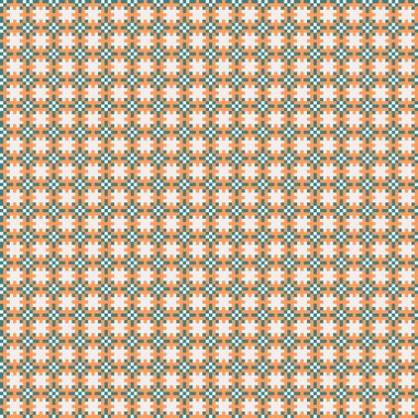 Soyut çapraz desenli üretken hesaplama sanatı çizimi 