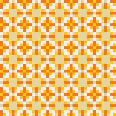 Soyut çapraz desenli üretken hesaplama sanatı çizimi