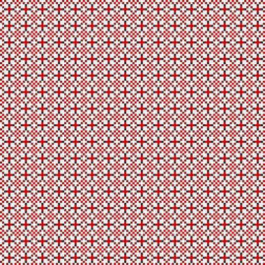 Soyut çapraz desenli üretken hesaplama sanatı çizimi