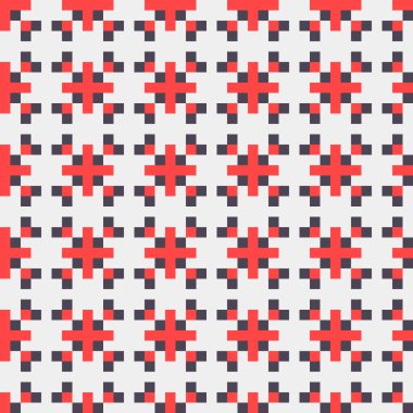 Soyut çapraz desenli üretken hesaplama sanatı çizimi