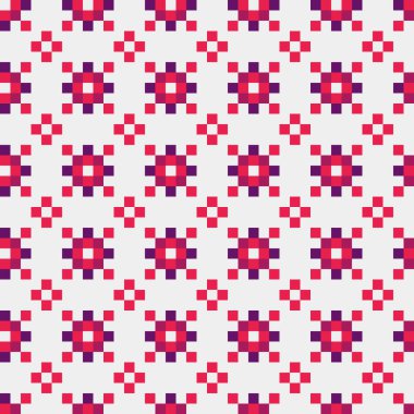 Soyut çapraz desenli üretken hesaplama sanatı çizimi