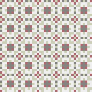 Soyut çapraz desenli üretken hesaplama sanatı çizimi