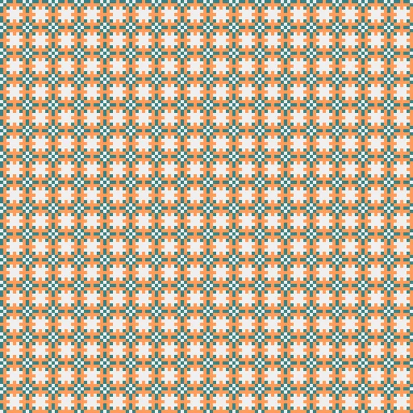 Soyut çapraz desenli üretken hesaplama sanatı çizimi 