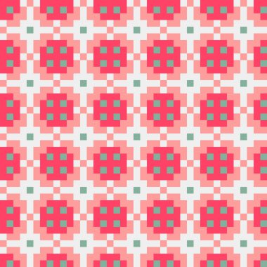 Soyut çapraz desenli üretken hesaplama sanatı çizimi