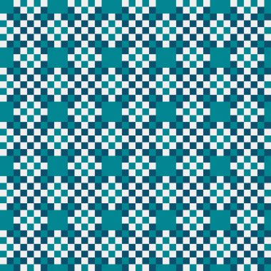 Soyut çapraz desenli üretken hesaplama sanatı çizimi