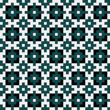 Soyut çapraz desenli üretken hesaplama sanatı çizimi