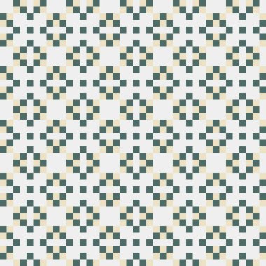 Soyut çapraz desenli üretken hesaplama sanatı çizimi