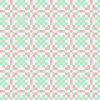 Soyut çapraz desenli üretken hesaplama sanatı çizimi 