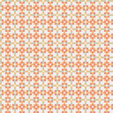 Soyut çapraz desenli üretken hesaplama sanatı çizimi 