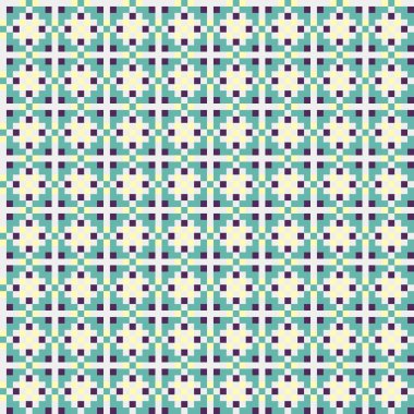 Soyut çapraz desenli üretken hesaplama sanatı çizimi