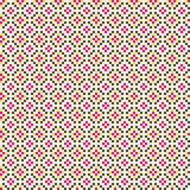 Soyut çapraz desenli üretken hesaplama sanatı çizimi