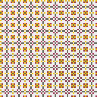 Soyut çapraz desenli üretken hesaplama sanatı çizimi