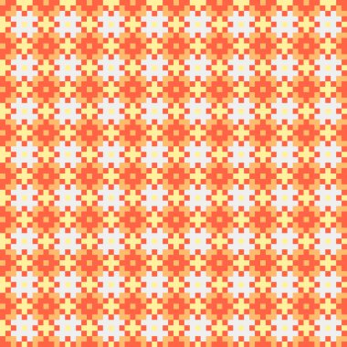 Soyut çapraz desenli üretken hesaplama sanatı çizimi 