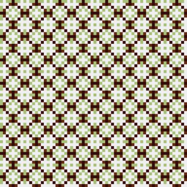 Soyut çapraz desenli üretken hesaplama sanatı çizimi