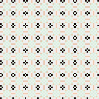 Soyut çapraz desenli üretken hesaplama sanatı çizimi