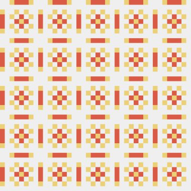 Soyut çapraz desenli üretken hesaplama sanatı çizimi