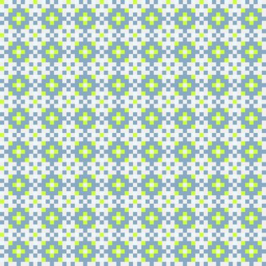 Soyut çapraz desenli üretken hesaplama sanatı çizimi