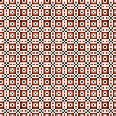 Soyut çapraz desenli üretken hesaplama sanatı çizimi