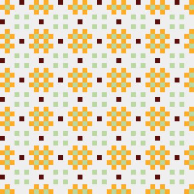 Soyut çapraz desenli üretken hesaplama sanatı çizimi