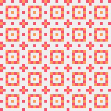 Soyut çapraz desenli üretken hesaplama sanatı çizimi