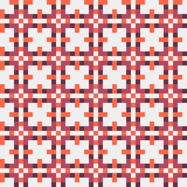 Soyut çapraz desenli üretken hesaplama sanatı çizimi