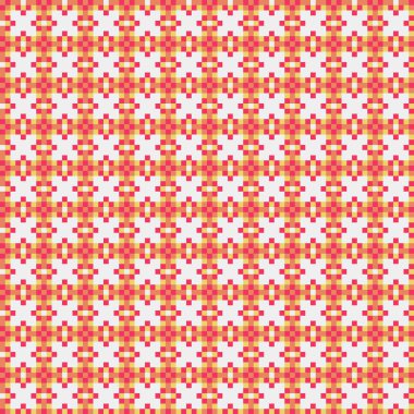 Soyut çapraz desenli üretken hesaplama sanatı çizimi