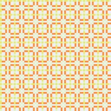 Soyut çapraz desenli üretken hesaplama sanatı çizimi