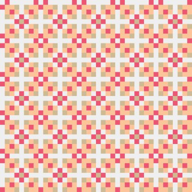 Soyut çapraz desenli üretken hesaplama sanatı çizimi