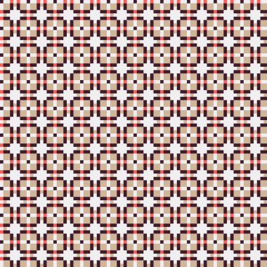 Soyut çapraz desenli üretken hesaplama sanatı çizimi