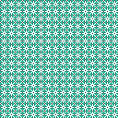 Soyut çapraz desenli üretken hesaplama sanatı çizimi