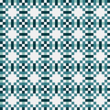 Soyut çapraz desenli üretken hesaplama sanatı çizimi