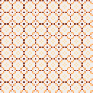 Soyut çapraz desenli üretken hesaplama sanatı çizimi