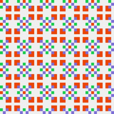 Soyut çapraz desenli üretken hesaplama sanatı çizimi