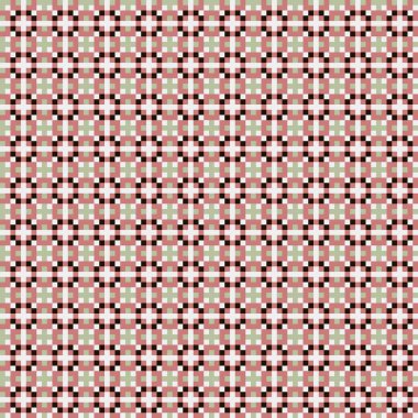 Soyut çapraz desenli üretken hesaplama sanatı çizimi