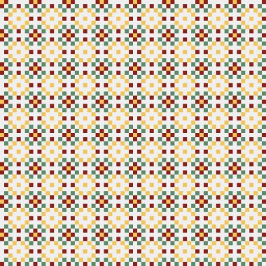 Soyut çapraz desenli üretken hesaplama sanatı çizimi