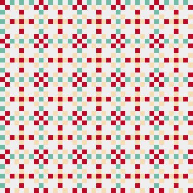 Soyut çapraz desenli üretken hesaplama sanatı çizimi