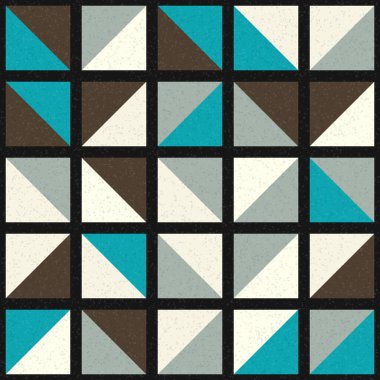 Soyut Geometrik Desen üretken hesaplama sanatı çizimi