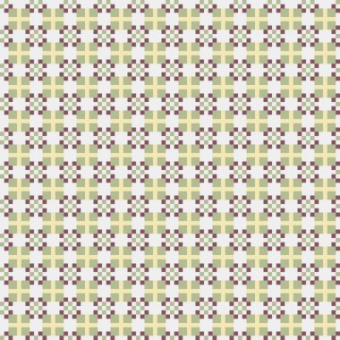 Soyut çapraz desenli üretken hesaplama sanatı çizimi