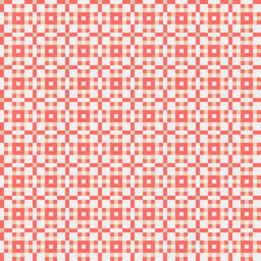 Soyut çapraz desenli üretken hesaplama sanatı çizimi