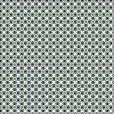 Soyut çapraz desenli üretken hesaplama sanatı çizimi