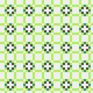 Soyut çapraz desenli üretken hesaplama sanatı çizimi