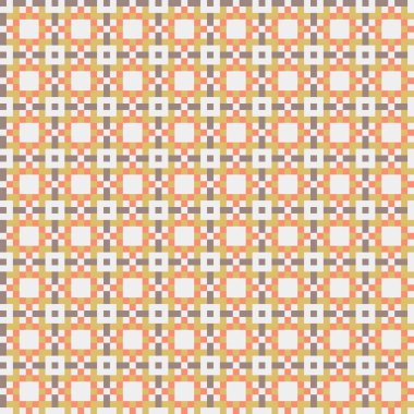 Soyut çapraz desenli üretken hesaplama sanatı çizimi