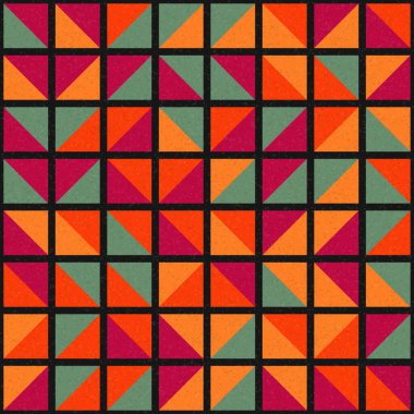 Soyut Geometrik Desen üretken hesaplama sanatı çizimi