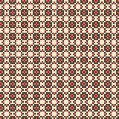 Soyut çapraz desenli üretken hesaplama sanatı çizimi