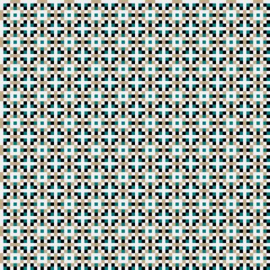 Soyut çapraz desenli üretken hesaplama sanatı çizimi